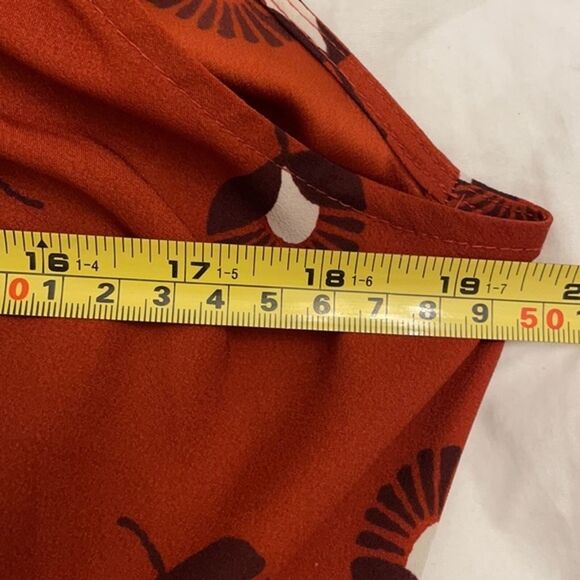 Ann Taylor Loft Sleeveless Shift Dress Womens Small Peacock Pattern - Picture 6 of 12